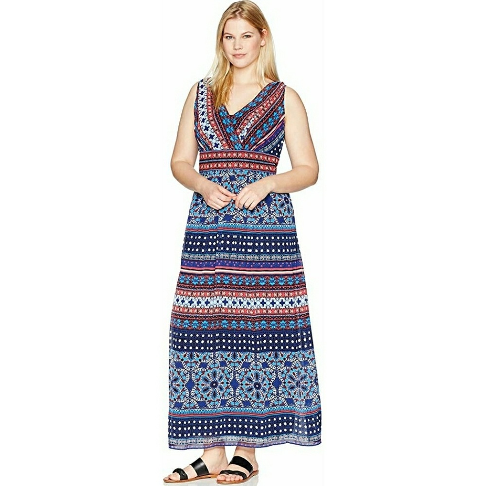 NWT LONDON TIMES PLUS SZ CHIFON MAXI SZ 20